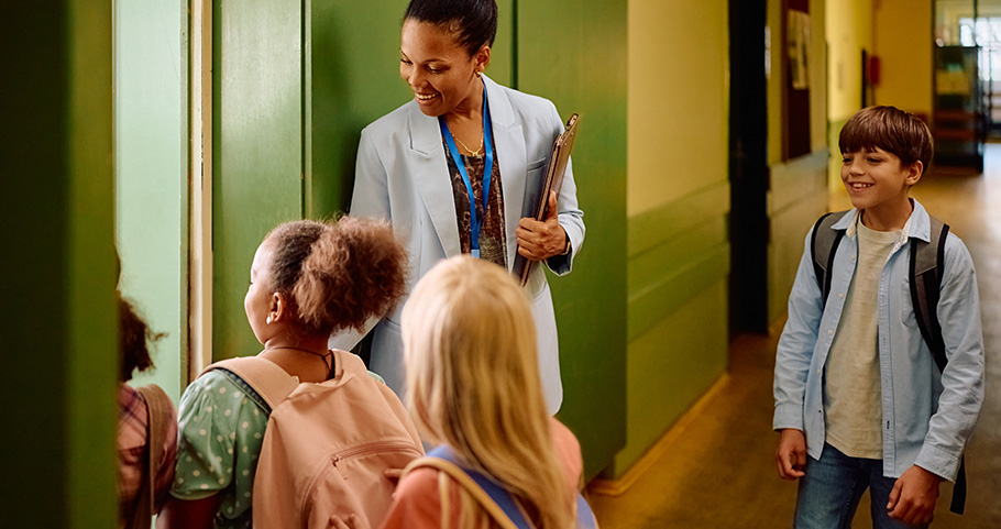 IEP and 504 Plan Prep for a Smooth Back-to-School Transition, image of kids starting class.