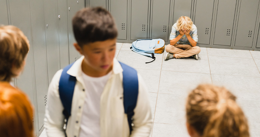 Why Are Students with Special Needs Often Targeted by Bullies, image of kid upset after being bullied.
